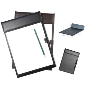 A4 Leather Magnetic Clipboard