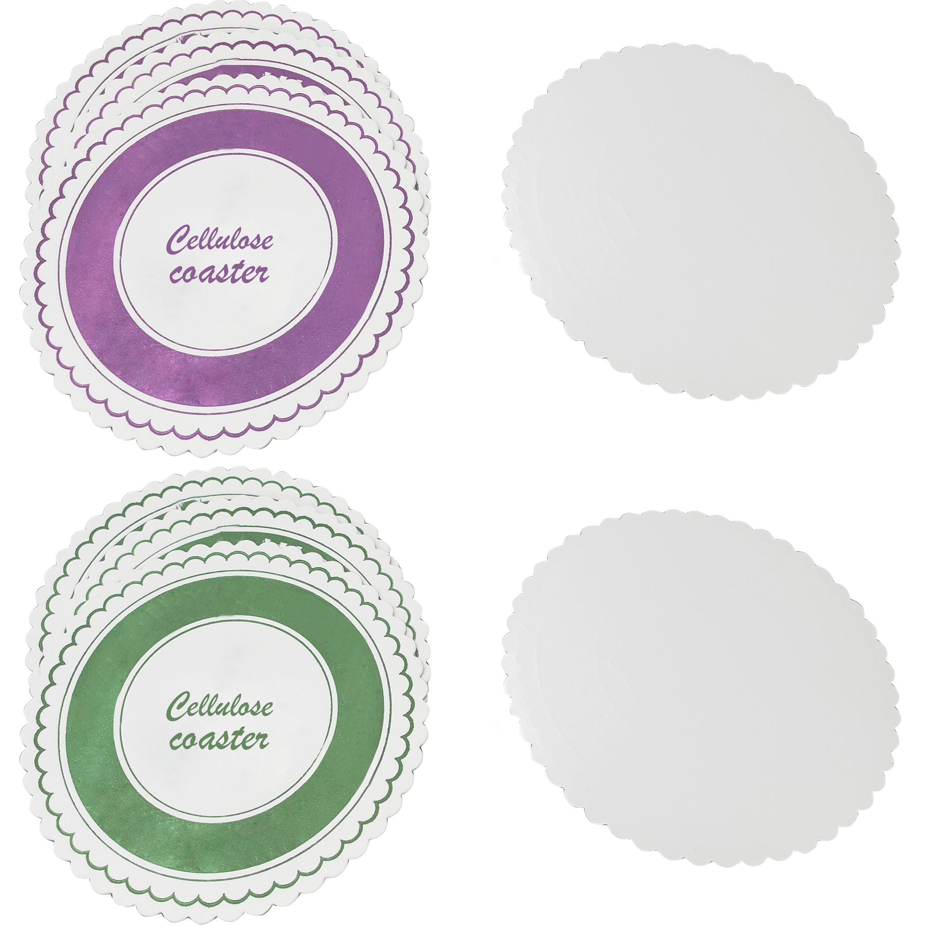 U5037-4-ply Cellulose coaster