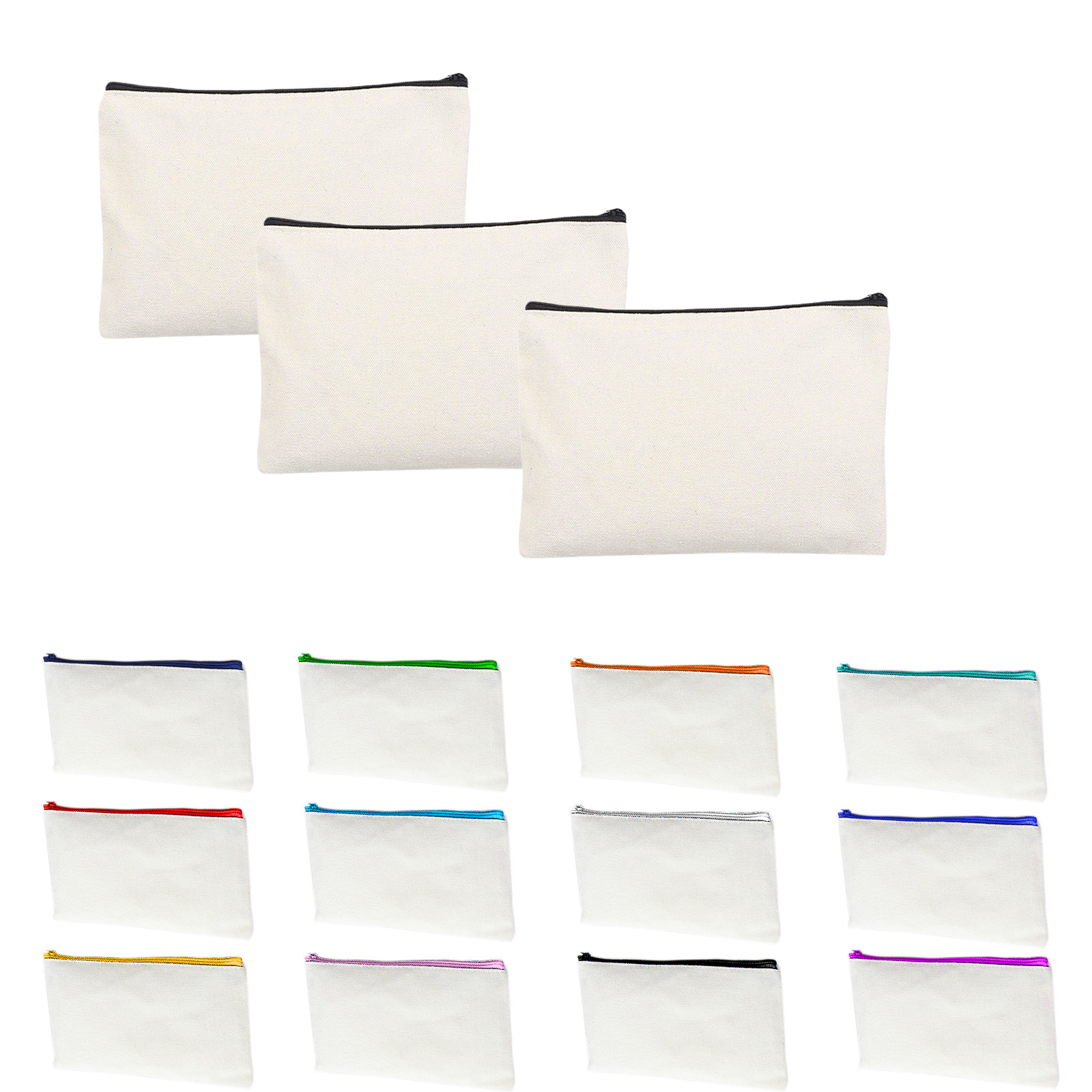 U5056-Canvas Zipper Pouch