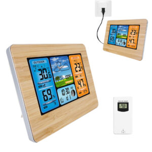 Multifunction digital weather clock can display weather forecast