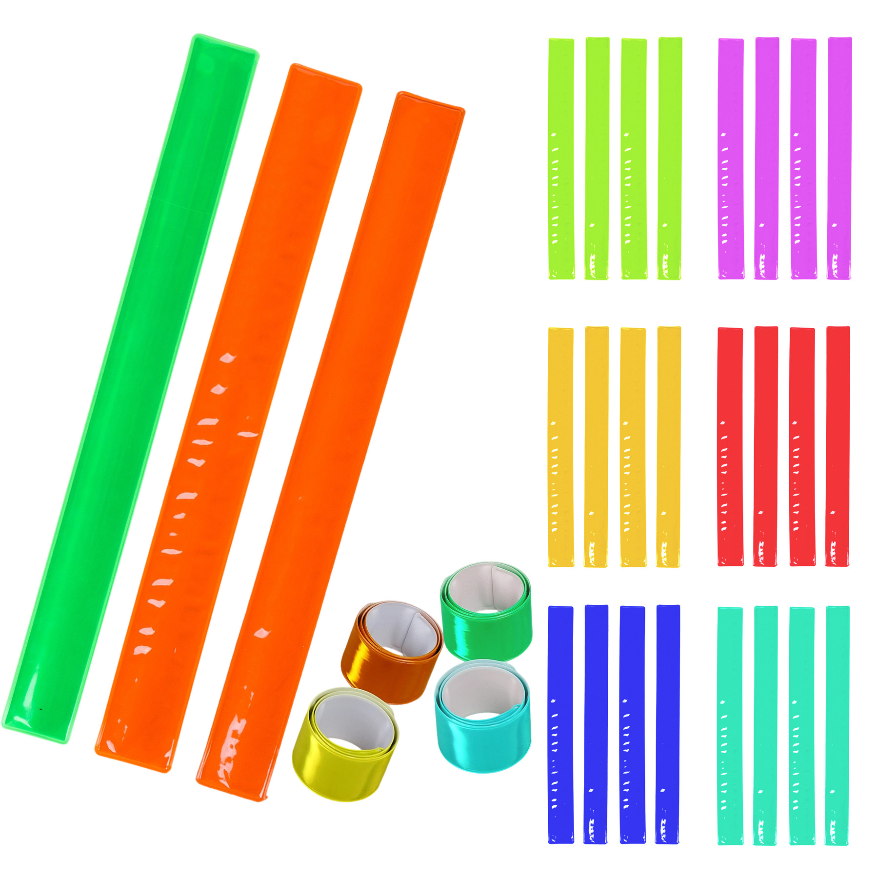 U5081-PVC Reflective Slap Wristband