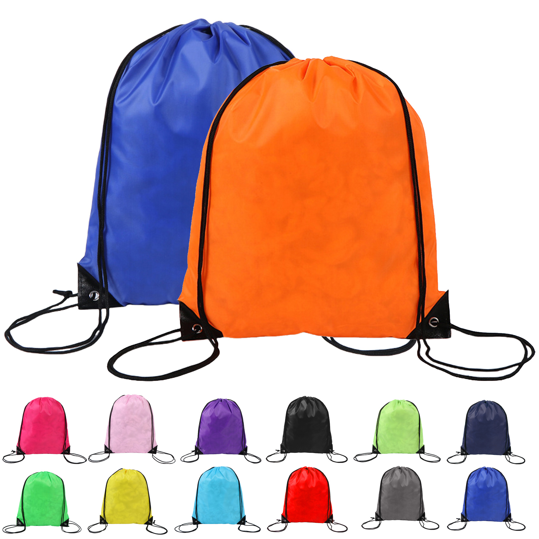 U5099-210D Polyester Drawstring Backpack