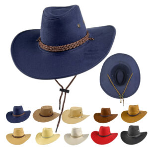 Western Cowboy Hat With Cords