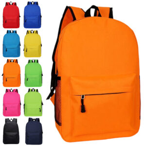 Heavy Duty Backpack With Water Bottle Pocket