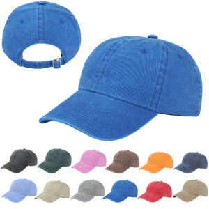 Washed Twill Cotton Baseball Cap