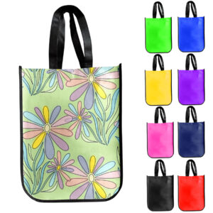 Laminated Non-Woven Tote Bag With Round Corner